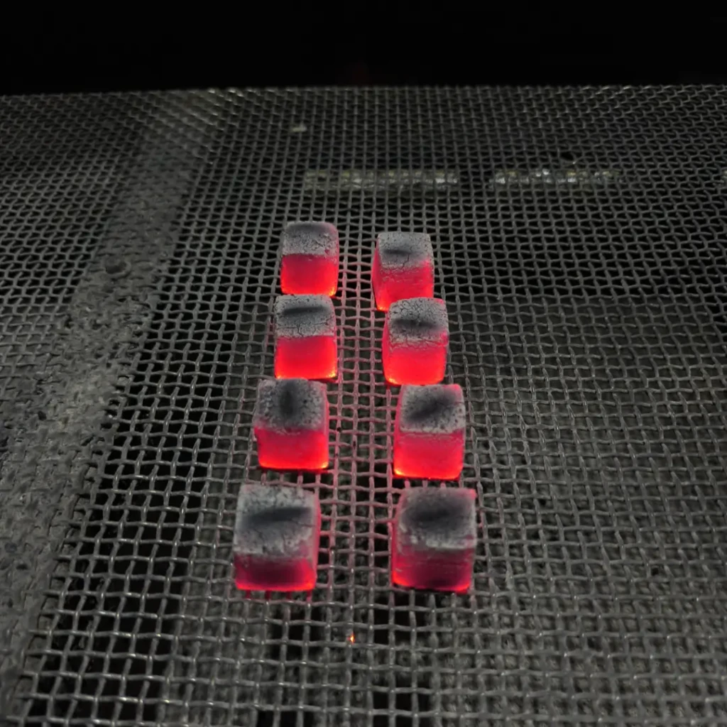 low ash coconut charcoal briquettes